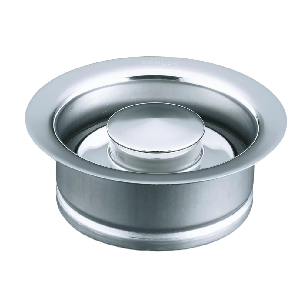 Innovative Kohler Disposal Flange with Stopper Polished Chrome Professional