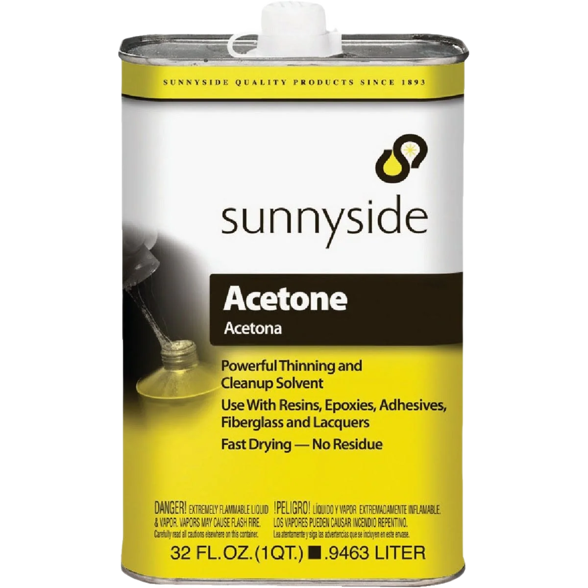 Flexible Sunnyside Acetone 1 Quart Natural