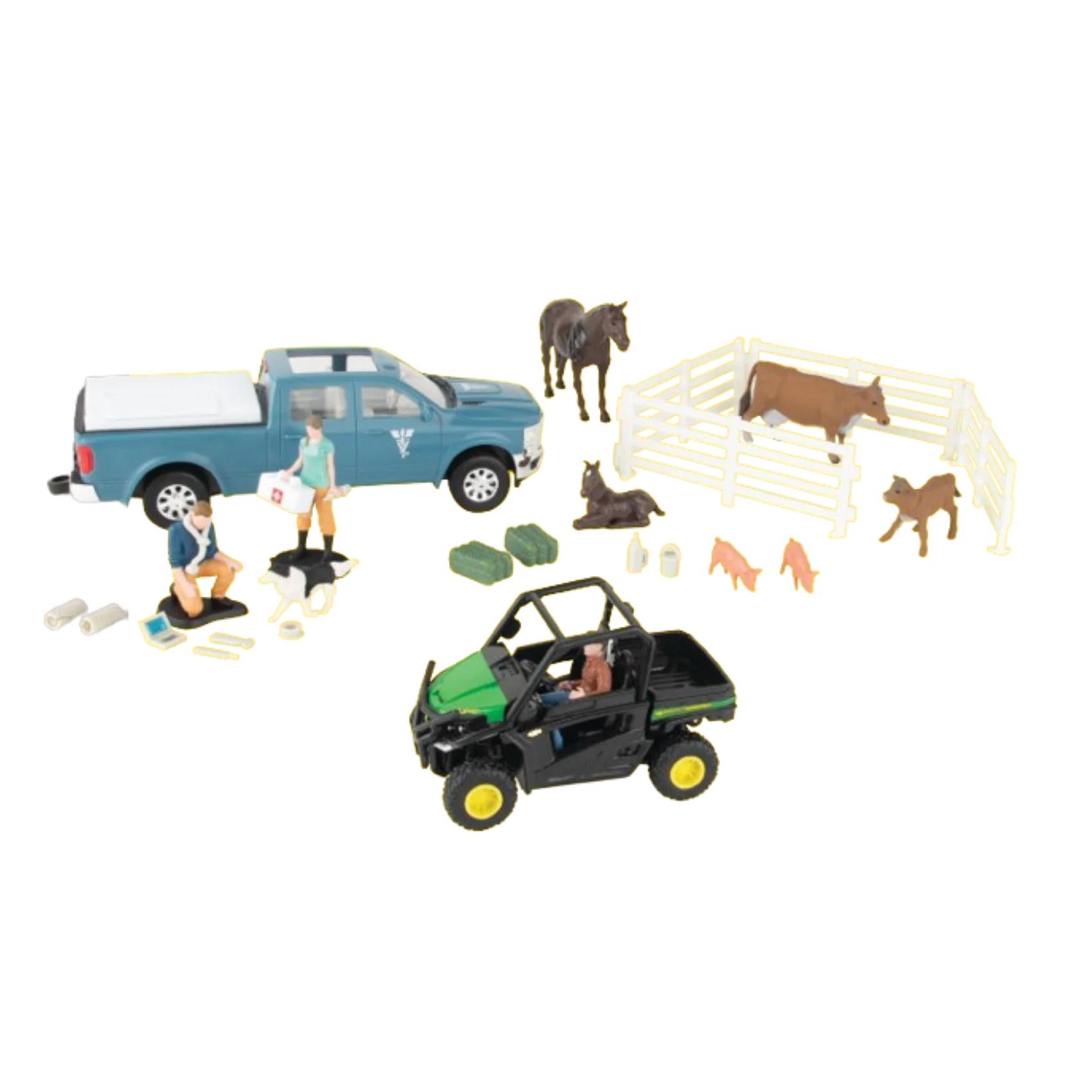 Lightweight ERTL 1 32 Veterinarian Set Proven
