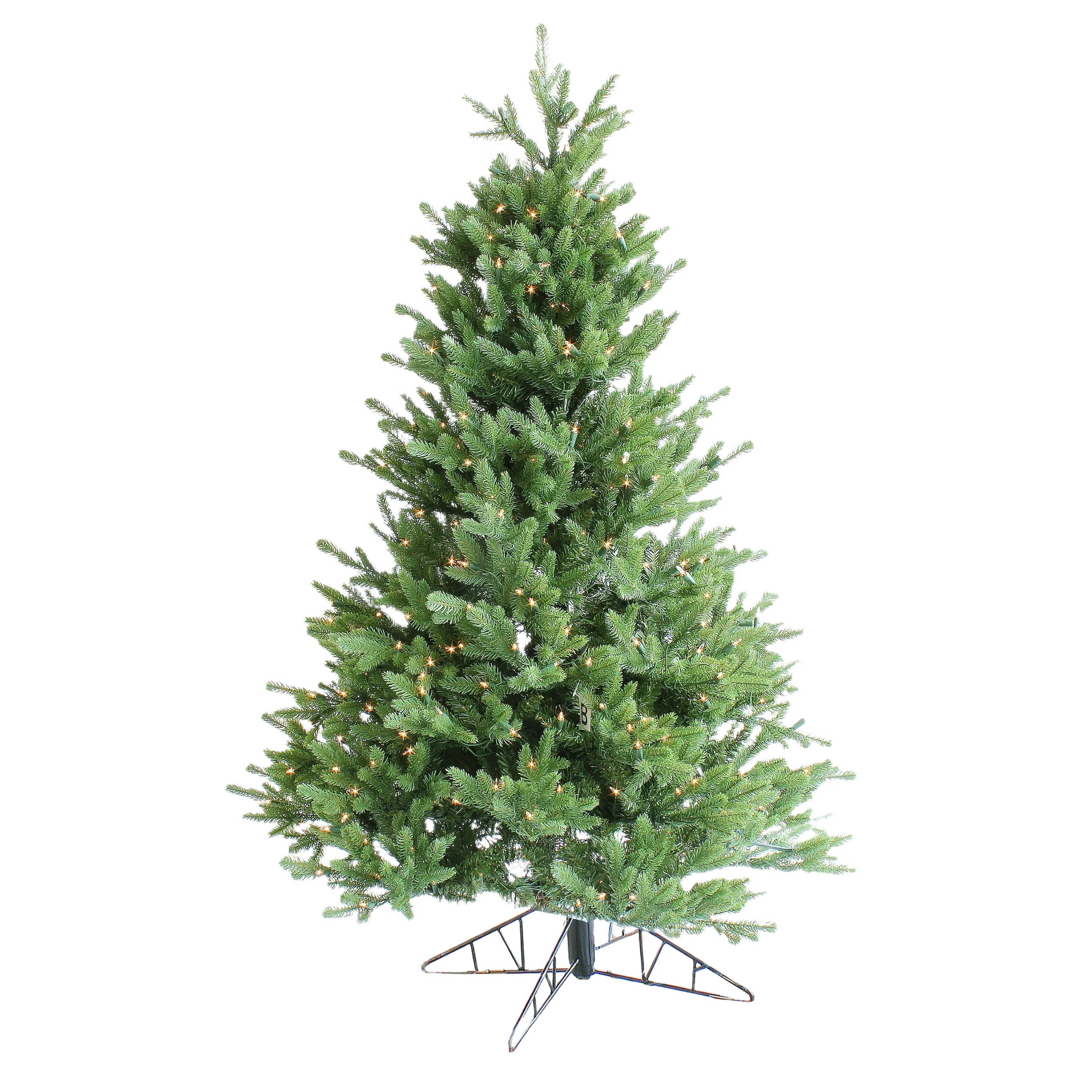 Modern nVision Aspen Green Spruce Clear SmartLit Incandescent Christmas Tree 5 ft. Certified