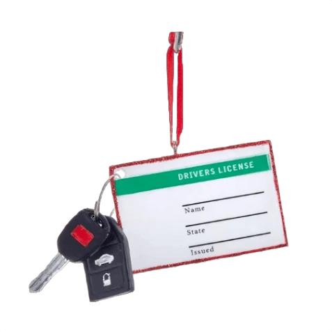 Environmentally Friendly Kurt S. Adler Driver’s License Personalized Ornament Sustainable