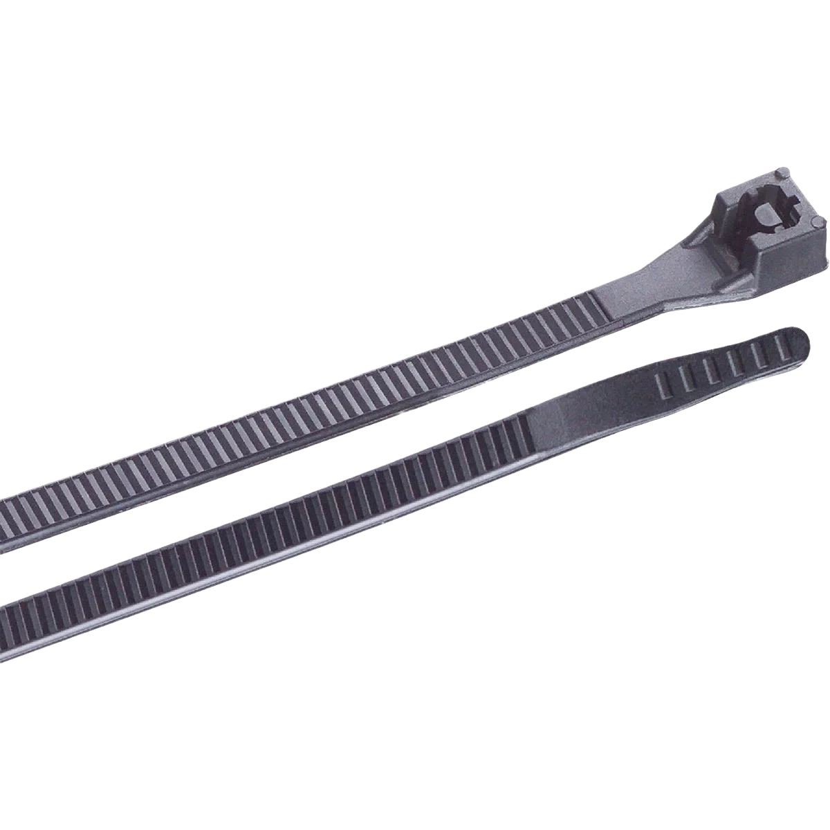 Professional Gardner Bender 6 In. x 0.13 In. Ultra Violet Black Cable Tie 100-Pack Recyclable