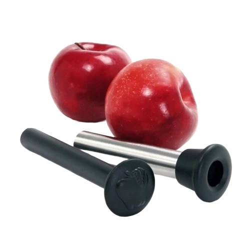 High-Quality Norpro Stainless Steel Apple Corer and Plunger Natural