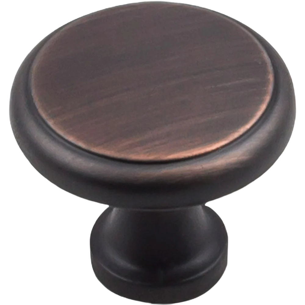Environmentally Friendly Hardware Resources 1-1 8 In. Gatsby Knob Brushed Oil Rubbed Bronze Functional