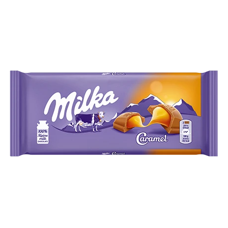 Official Milka Chocolate Bar with Caramel Classic