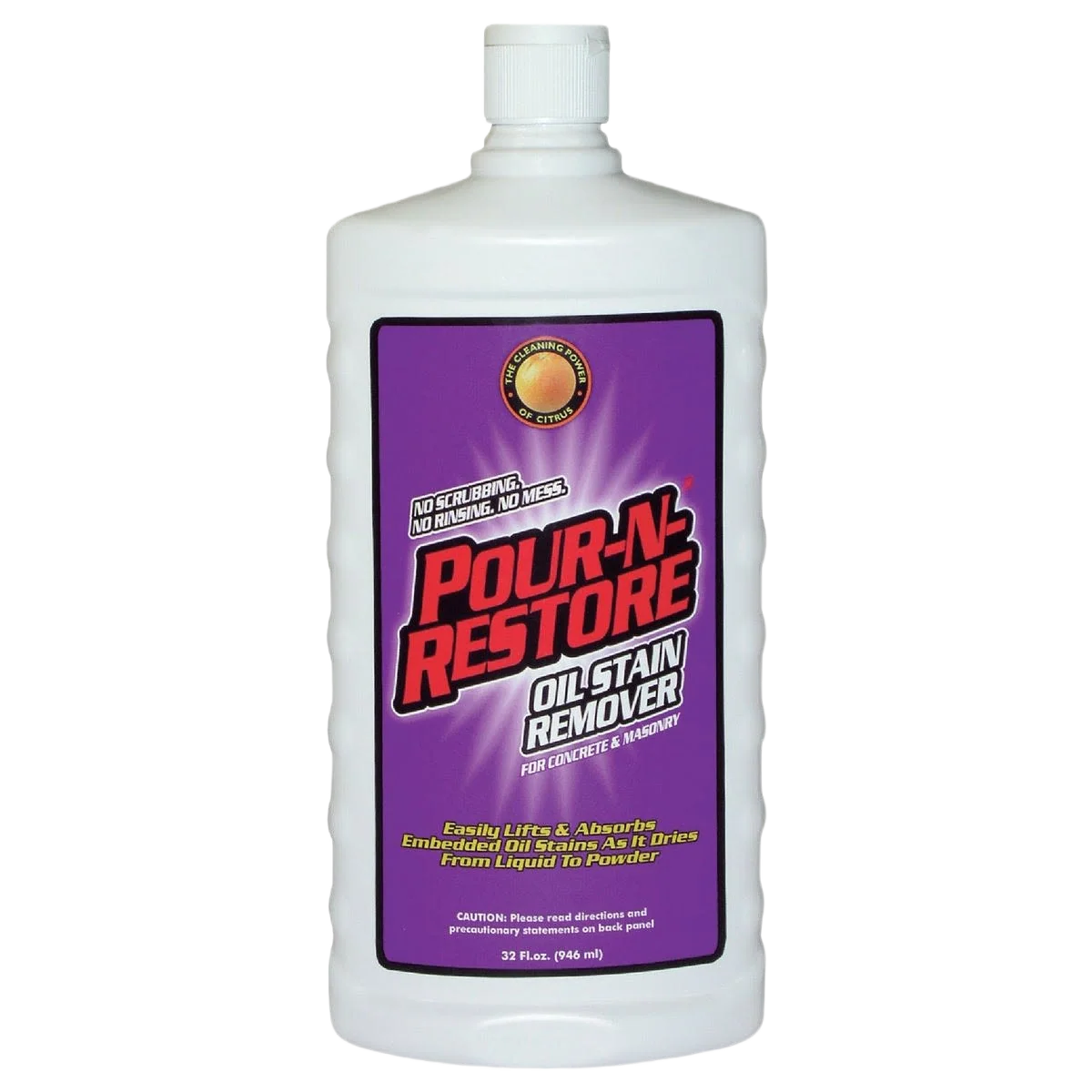 Elite Pour-N-Restore Concrete Masonry Oil Stain Remover 32 oz. Premium Material