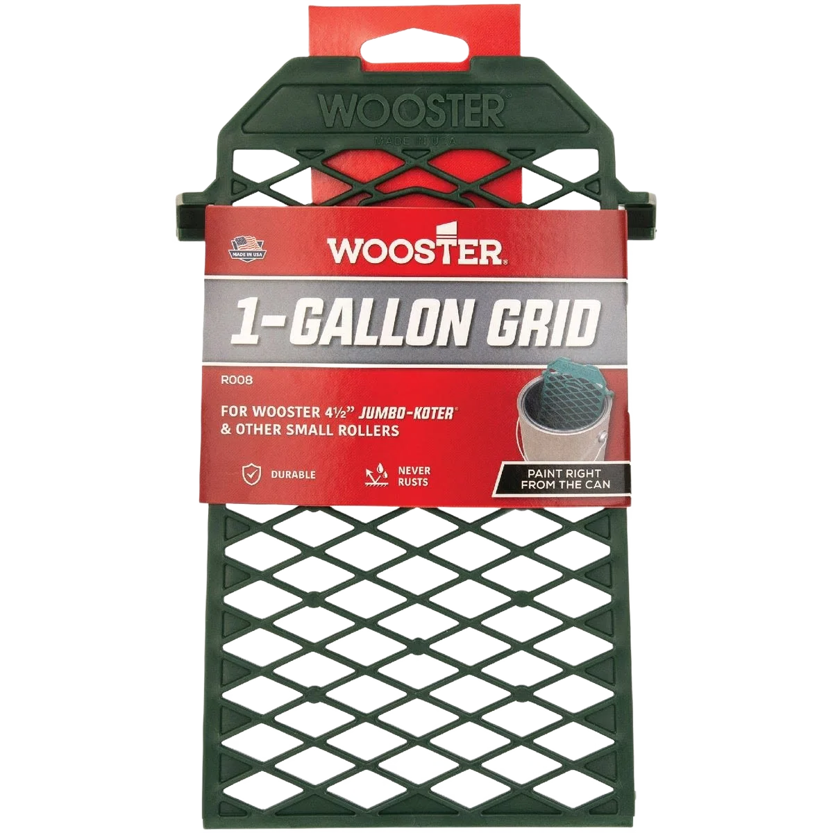 Premium Material Wooster 1 Gallon Paint Roller Grid Solid