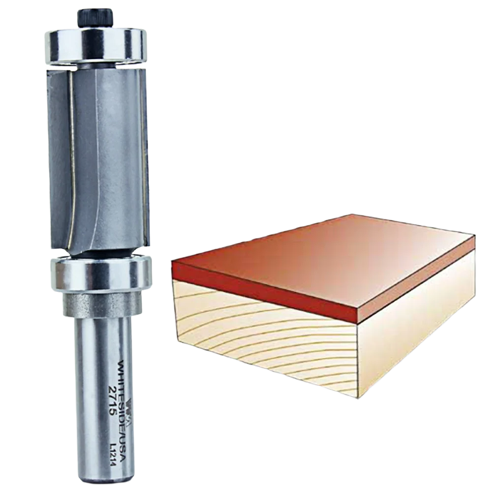 Genuine Whiteside Combination Flush Trim Bit 1 2 in. SH x 7 8 in. CD x 1-1 2 in. CL Environmentally Friendly