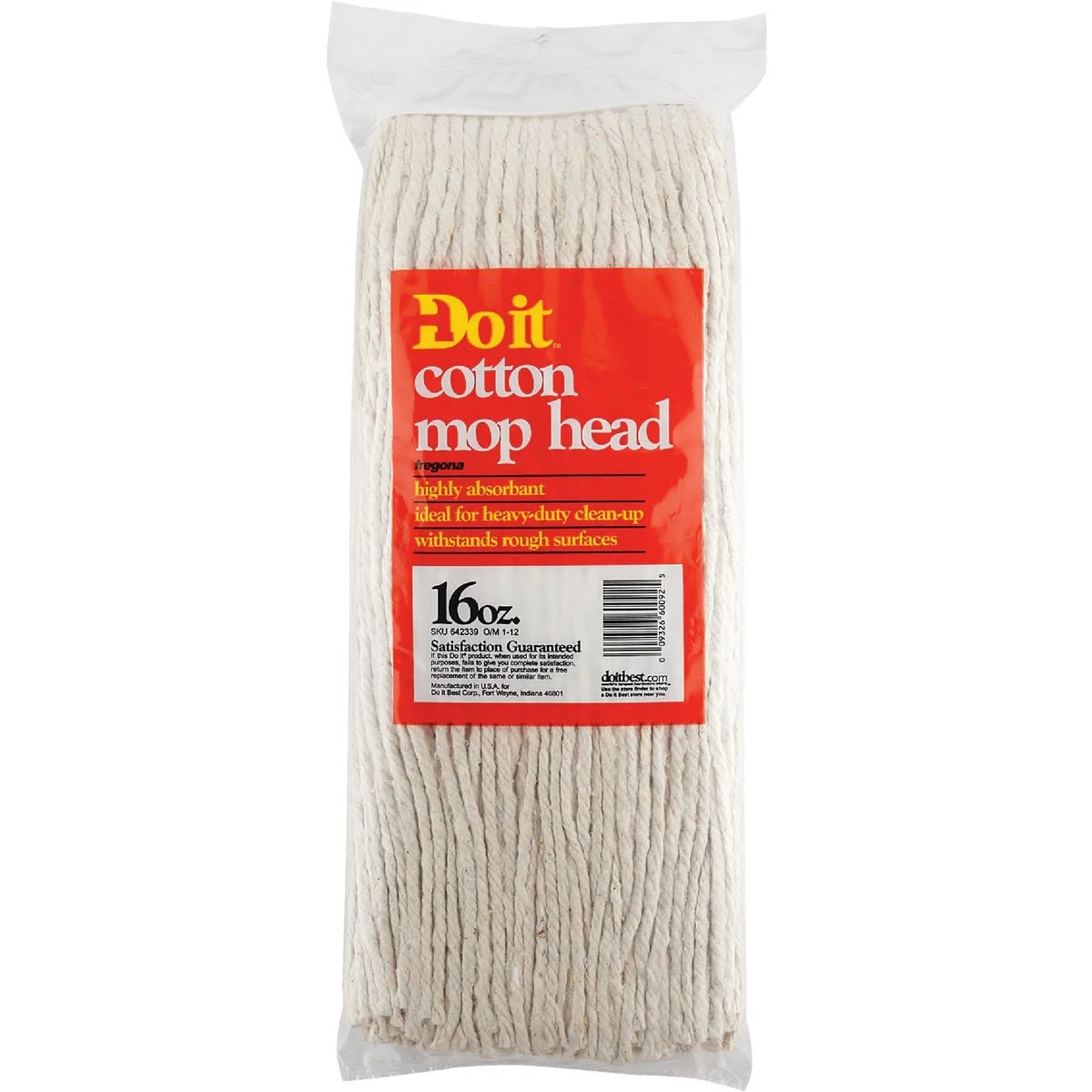 Verified Do it 16 Oz. Cotton Mop Head User-Friendly