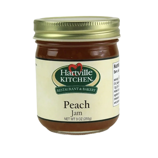 Elegant Hartville Kitchen Peach Jam 9 oz. Practical