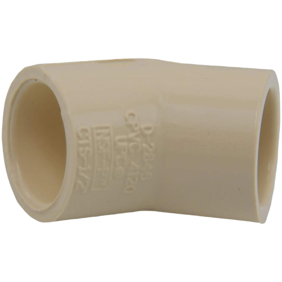 Minimalist Charlotte Pipe 1 2 In. Slip x Slip CPVC 45 Deg. Elbow First-Class
