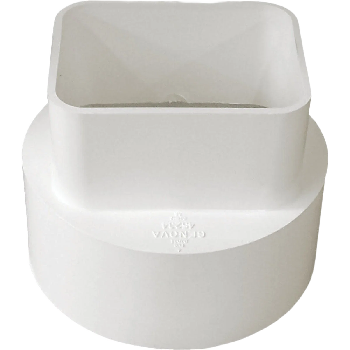 Easy-to-Use IPEX PVC Downspout Adapter 2 In. x 3 In. x 4 In. Recyclable