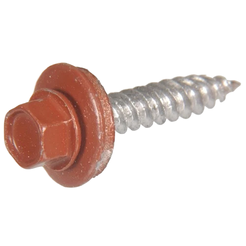 Detailed Hillman 10 X 1 In. Red Painted Head Self Piercing Sheeter Screw Environmentally Friendly