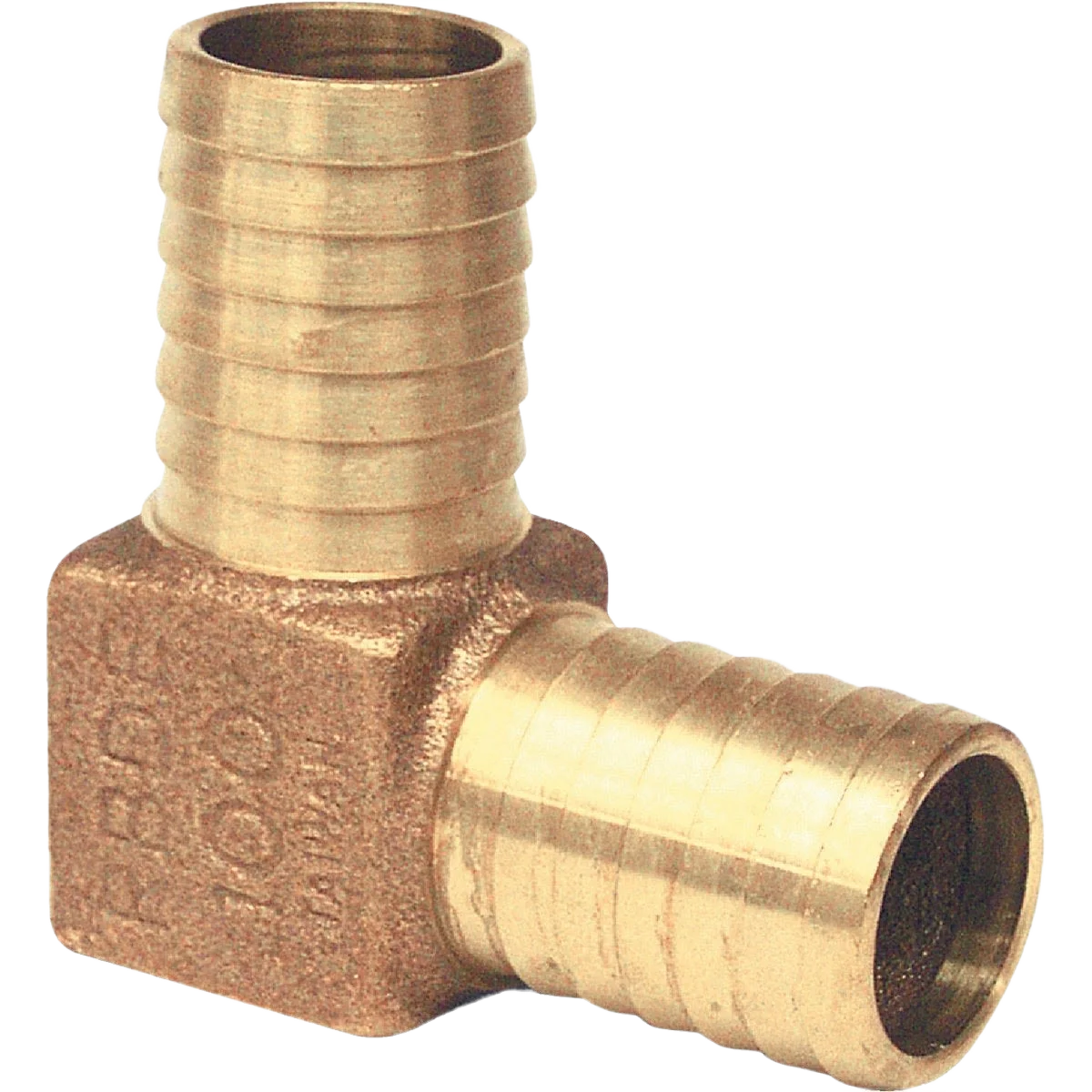 Enhanced Merrill Barbed 90 Deg. Brass Elbow 3 4 In. Insert x 3 4 In. Insert Durable
