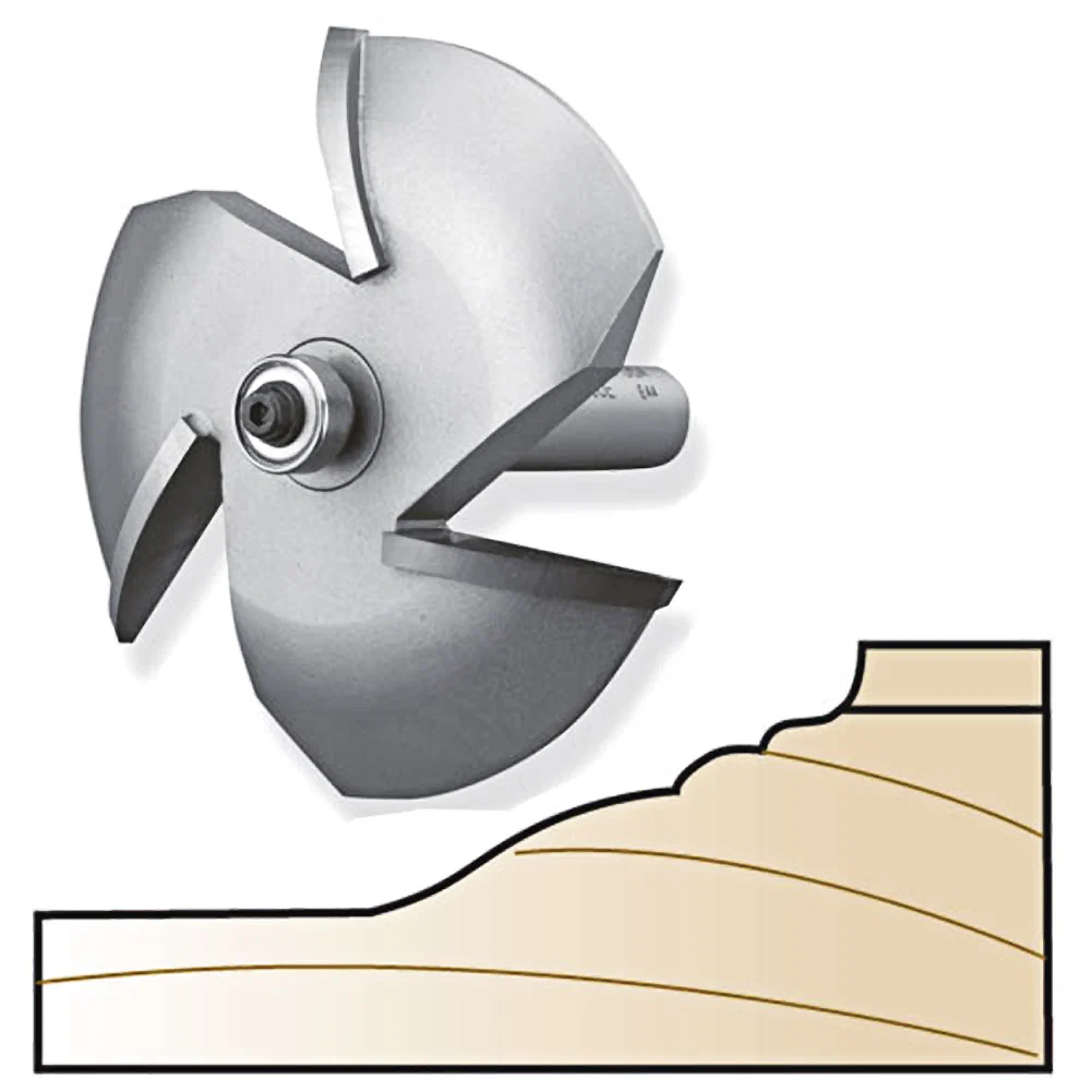 Verified Whiteside 3-Wing Classic Ogee Raised Panel Bit 1 2 in. SH Original