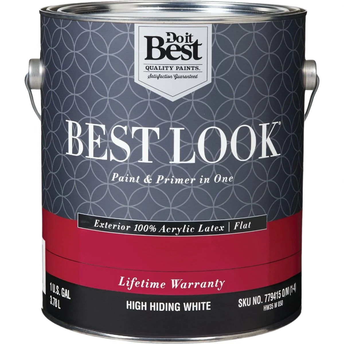 Quality Look Premium Acrylic Flat Exterior Paint – High Hiding White Recyclable