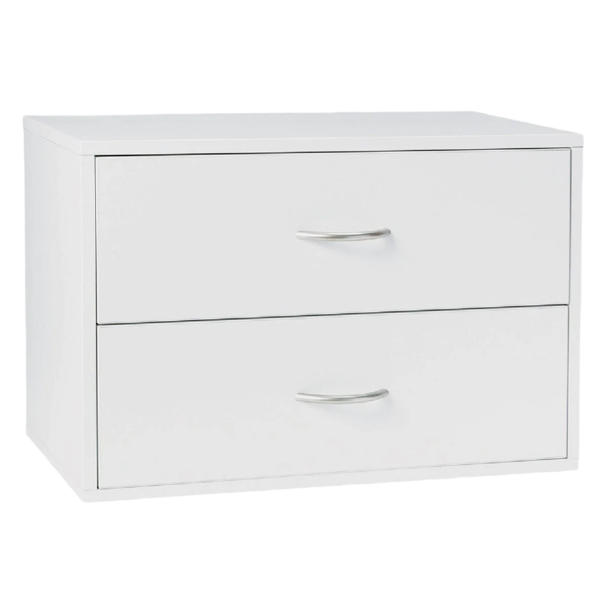 Healthy domRail White O-Box with 2 Drawers Fashionable