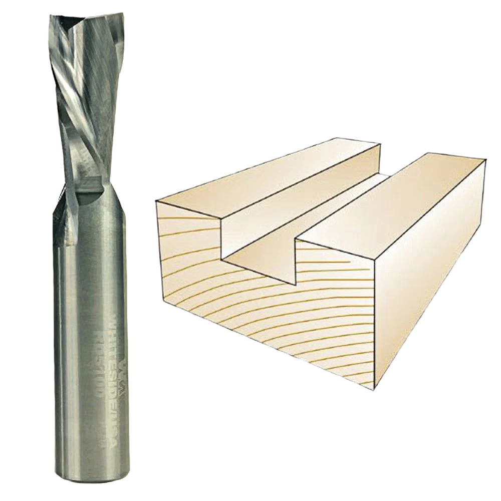 Elegant Whiteside Spiral Downcut Bit 1 2 in. SH X 1 2 in. CD X 1 in. CL Detailed