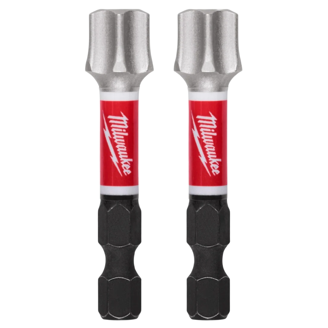 Flexible Milwaukee SHOCKWAVE™ Impact Duty 2 T55 Impact Bits 2PK Smart