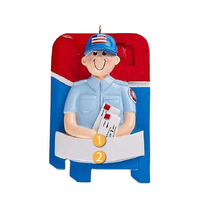 Classic Rudolph Me Personalized Mailman Ornament Flexible