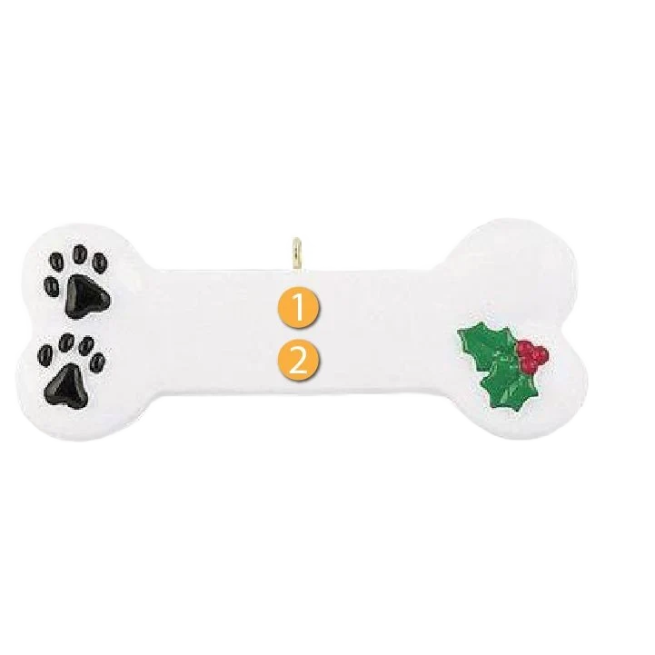 Effective Rudolph Me Personalized Dog Bone Ornament Professional