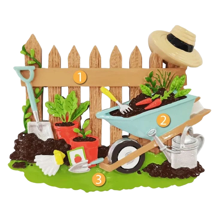 Fast PolarX Personalized Gardener Ornament Organic