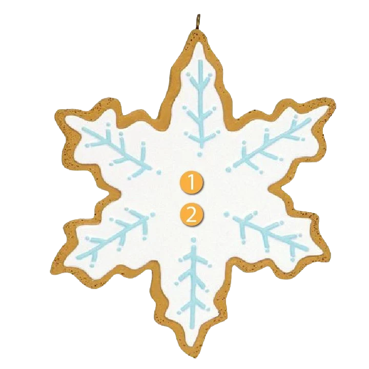 Efficient Rudolph Me Personalized Snowflake Cookie Ornament Artisan