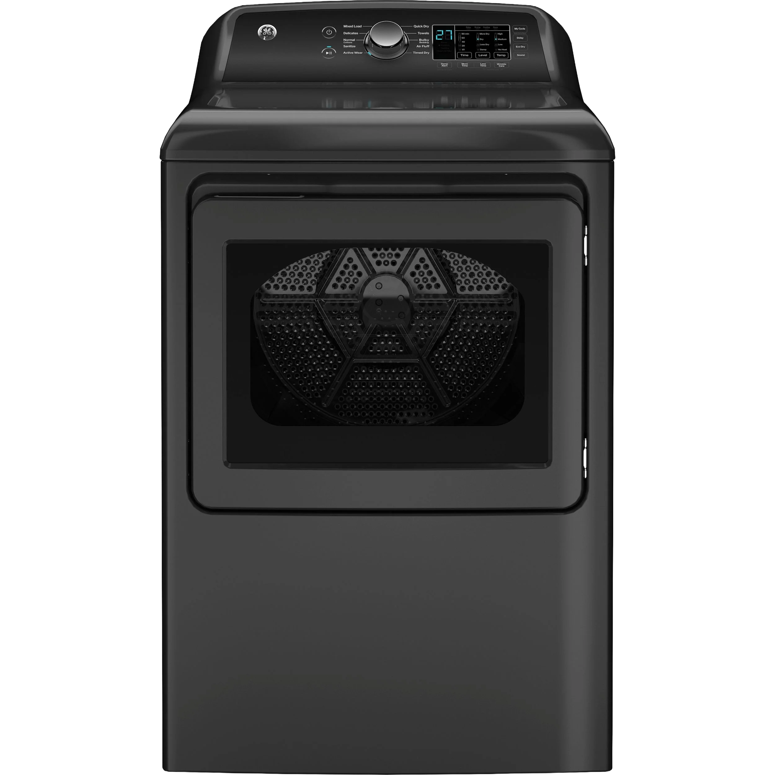 Easy-to-Use GE® 7.4 cu. ft. Capacity Gas Dryer with Up To 120 ft. Venting and Sensor Dry Enhanced