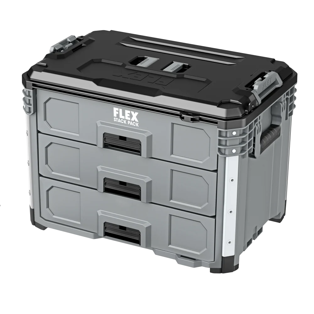Quality FLEX STACK PACK™ 3-Drawer Tool Box Secure