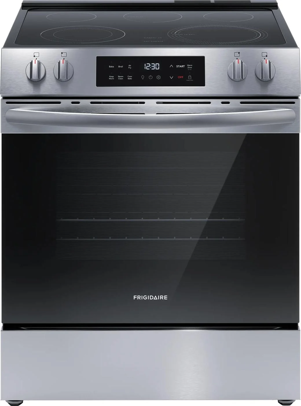 Functional 30 Front Control Electric Range with Air Fry Authentic