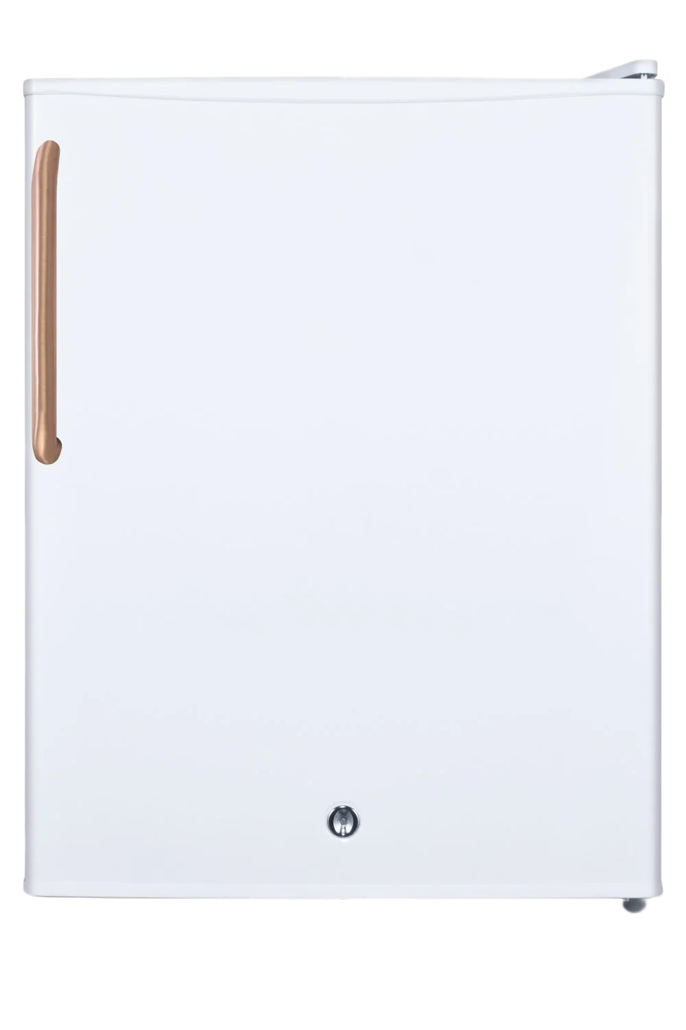 Fast Compact All-Refrigerator with Antimicrobial Pure Copper Handle Crafted