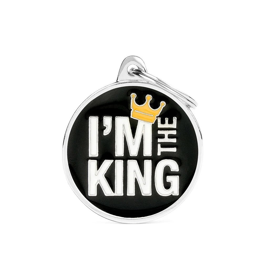 Flexible MyFamily Charms Big I’m The King Pet Tag Trusted