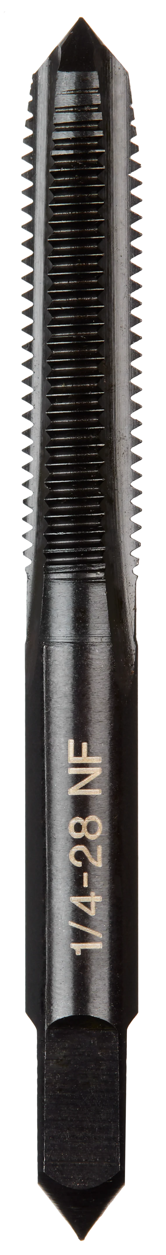 Genuine Milwaukee 1 4 -28 NF Straight Flute Plug Tap Detailed