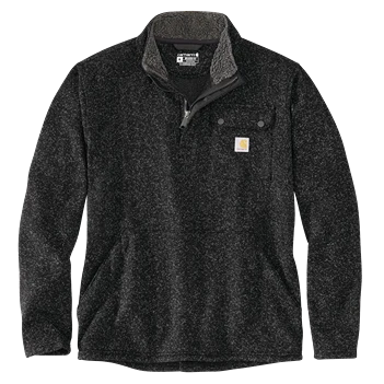 Traditional Carhartt Men’s Small Black Knit Long Sleeve Quarter-Zip Sweatshirt Eco-Friendly