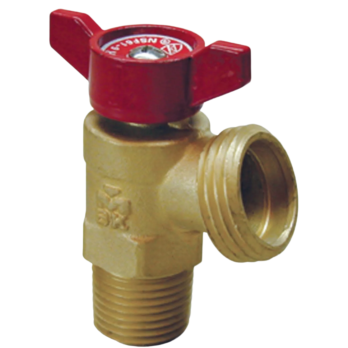 Crafted ProLine Brass Boiler Drain Quarter Turn 1 2 In. MIP x 3 4 In. Hose Thread Comfortable