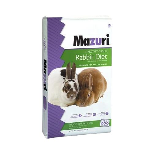 Smart Purina Mazuri Rabbit Diet with Timothy Hay 25 lb. Reliable
