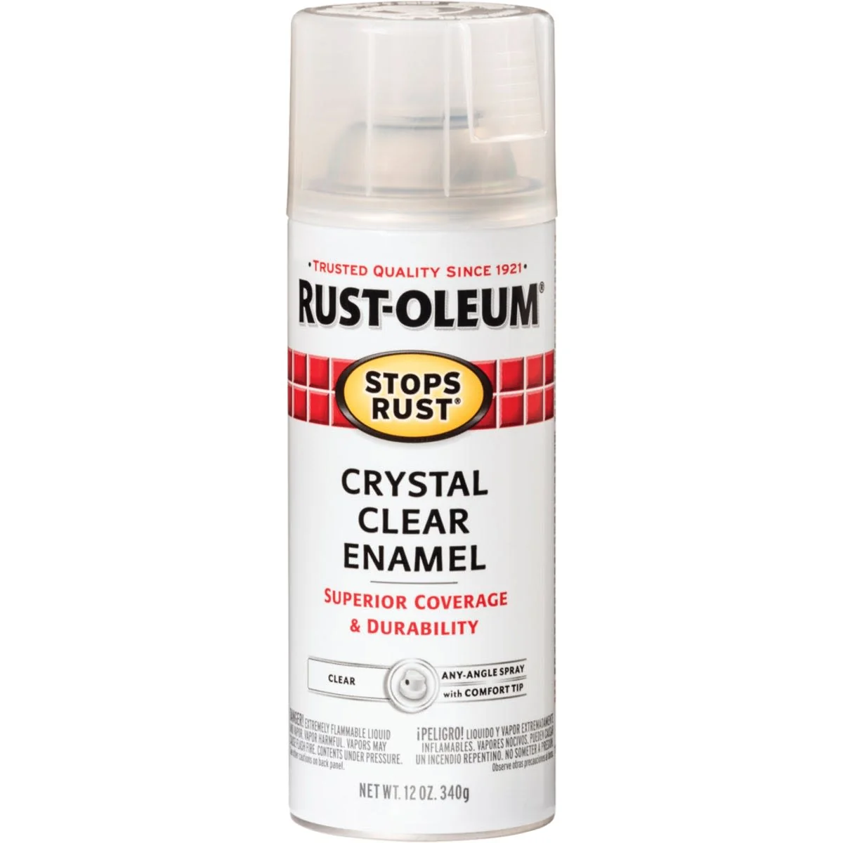 Comfortable Rust-Oleum Crystal Clear Enamel Spray Gloss 12 oz. Certified