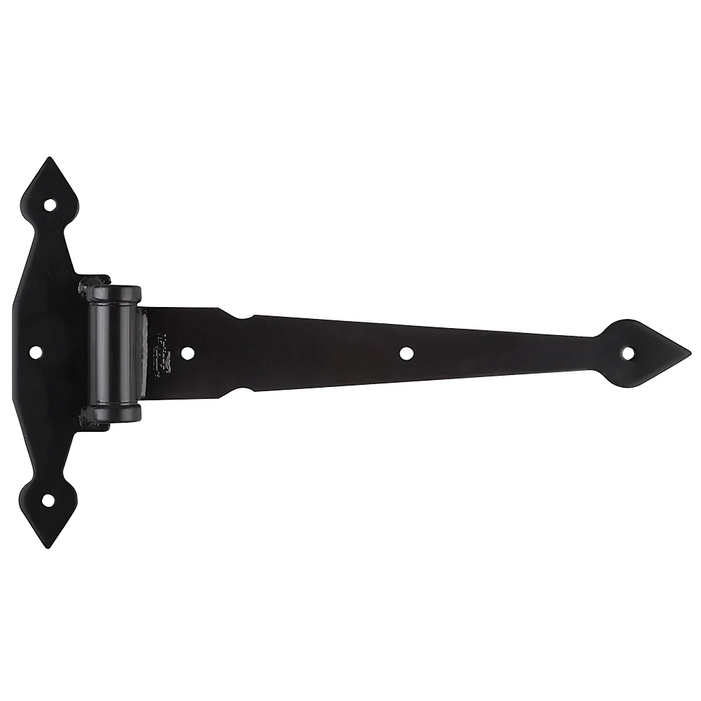 High-Grade National Hardware 13 Black Heavy-Duty Spear Gate T-Hinge Comfortable