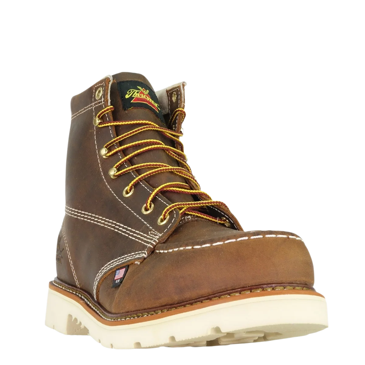 Prestigious Thorogood American Heritage Safety Toe Moc Wedge Boots 9.5EE Minimalist