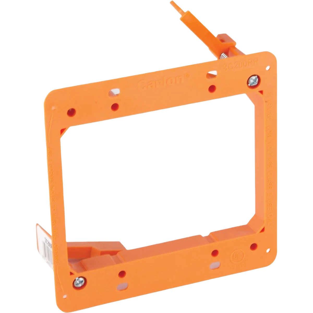 Exceptional Carlon 2-Gang Low Voltage Box Bracket 3-9 10 In. x 4 In. Trusted
