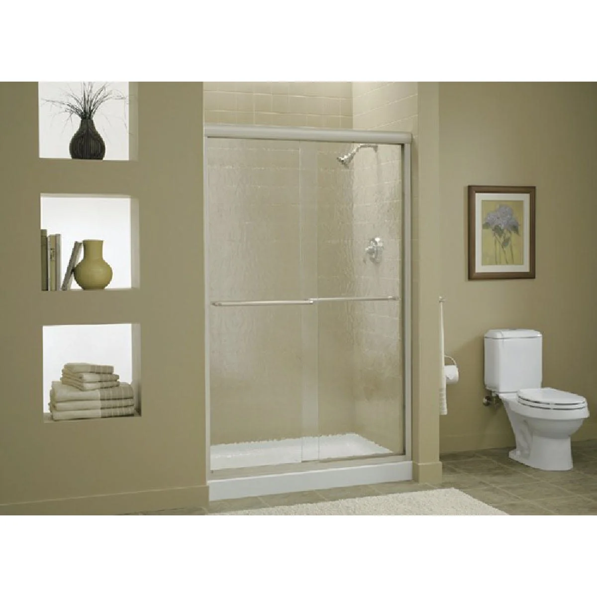 Sustainable Sterling Finesse Frameless Sliding Shower Door Effective