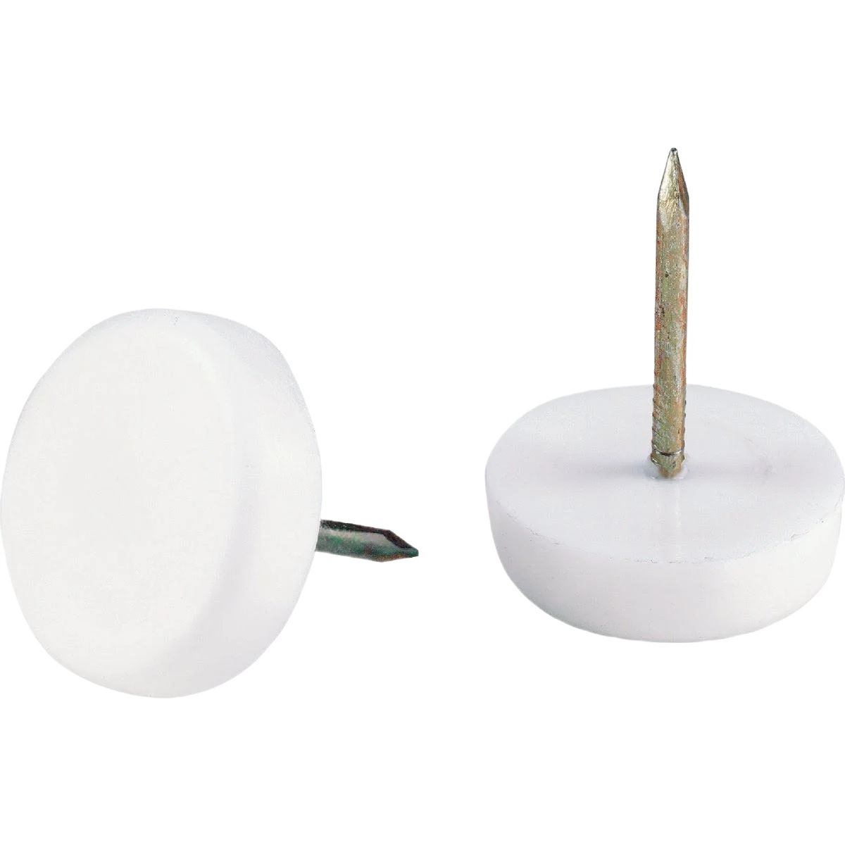 Versatile Do it 3 4 In. Plastic Round Nail-On Furniture Base Glide 4-Pack Long-Lasting