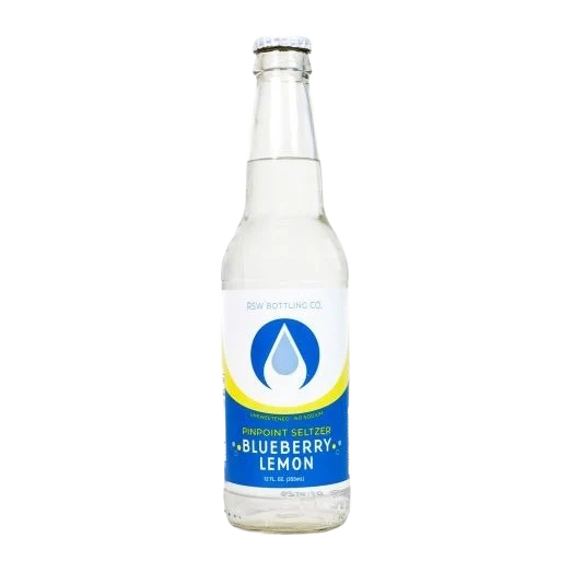 Breathable Reading Soda Works Blueberry Lemon Seltzer Water – 12 oz. Superior