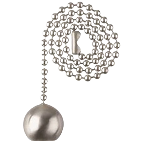 Original Design Westinghouse Brushed Nickel Beaded Ball Pull Chain 12 In. Elegant