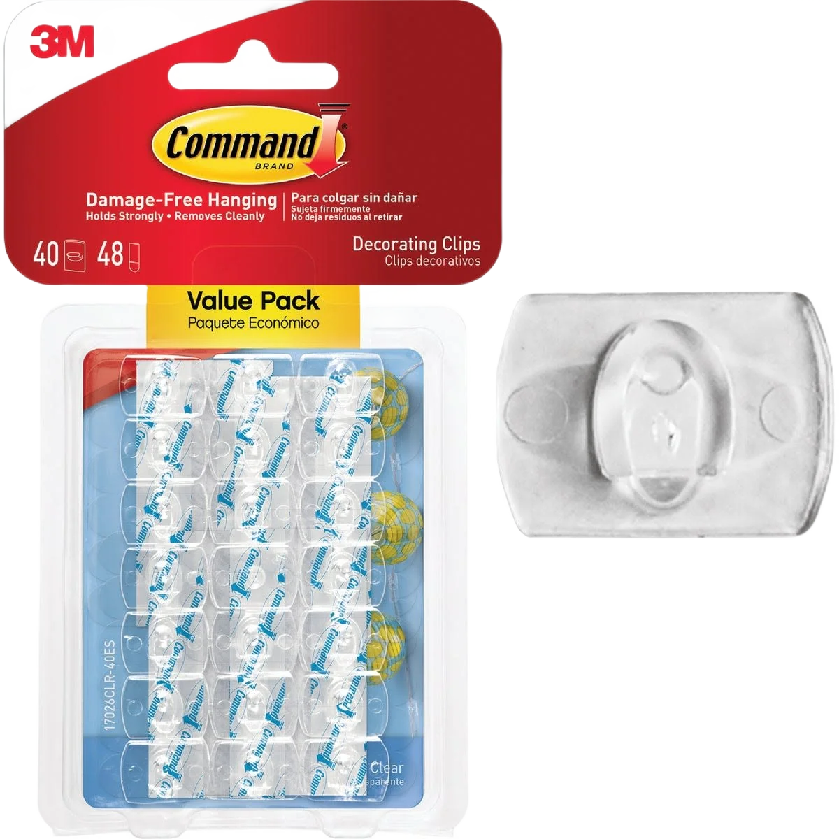 Practical 3M Command Decor Adhesive Clip Genuine