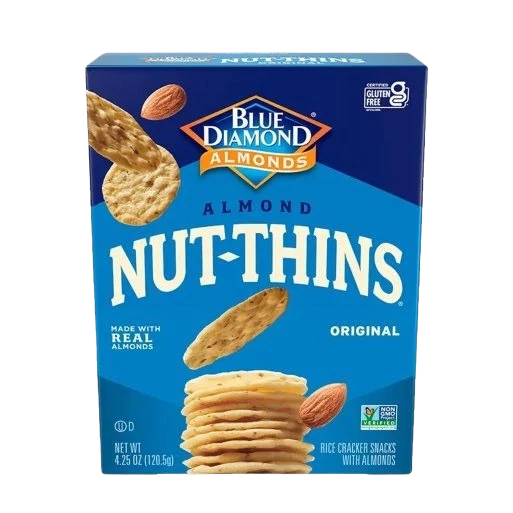 Flexible Blue Diamond Almond Nut Thins – – 4.25 oz Powerful