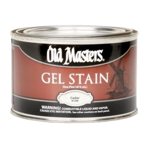 Stylish Old Masters Cedar Oil Base Gel Stain 1 Pint Exceptional