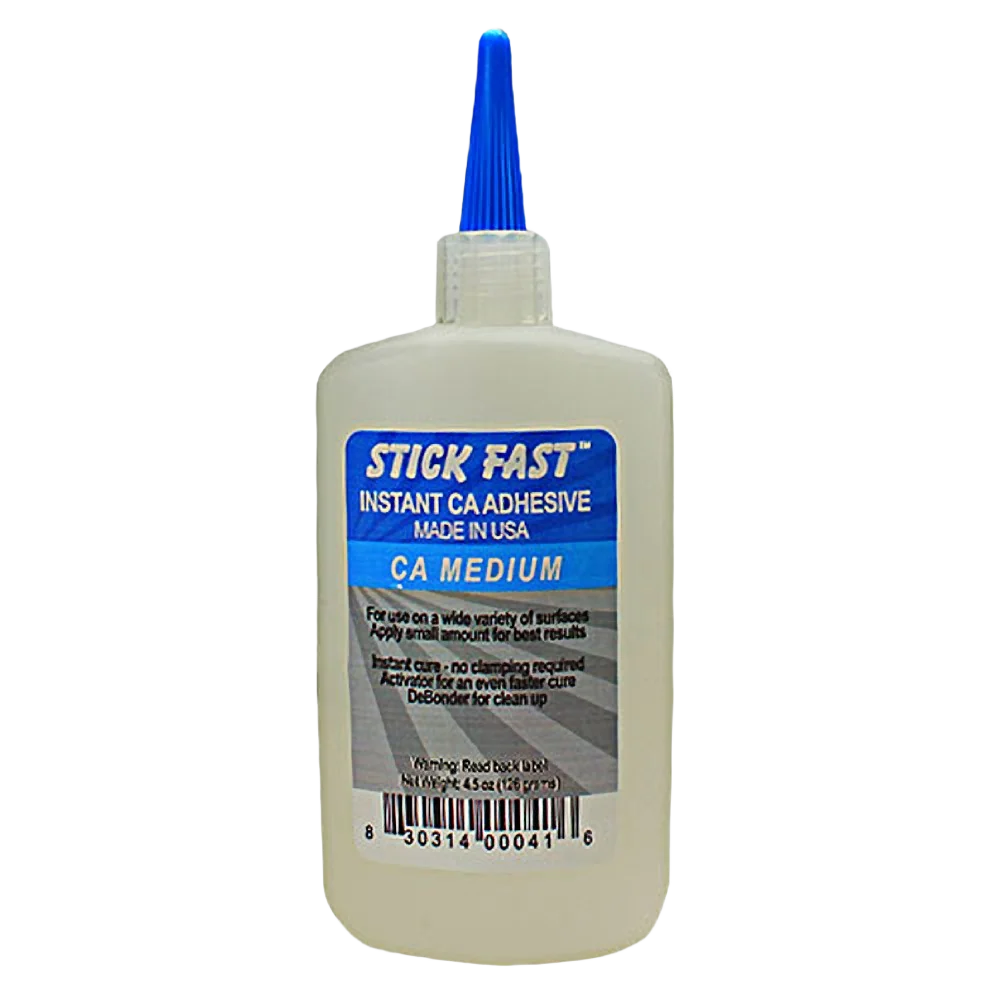 Easy-to-Use Stick Fast CA Medium Glue 4.5 oz. Consistent
