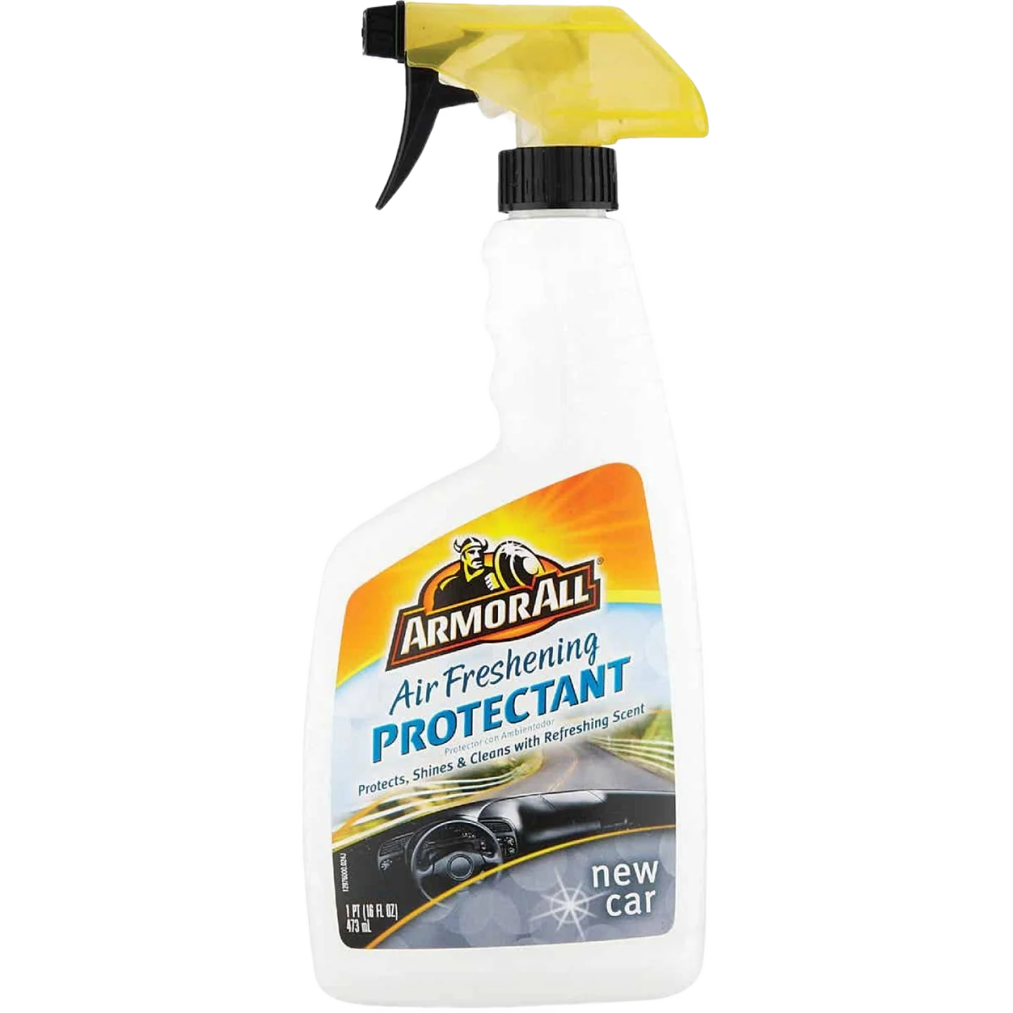 Comfortable Armor All New Car Scent Air Freshening Protectant Pump Spray 16 oz. Smooth