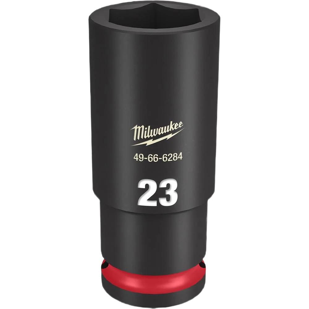 Sophisticated Milwaukee SHOCKWAVE™ Impact Duty™ 1 2 Drive 23-mm Deep 6 Point Socket Superior